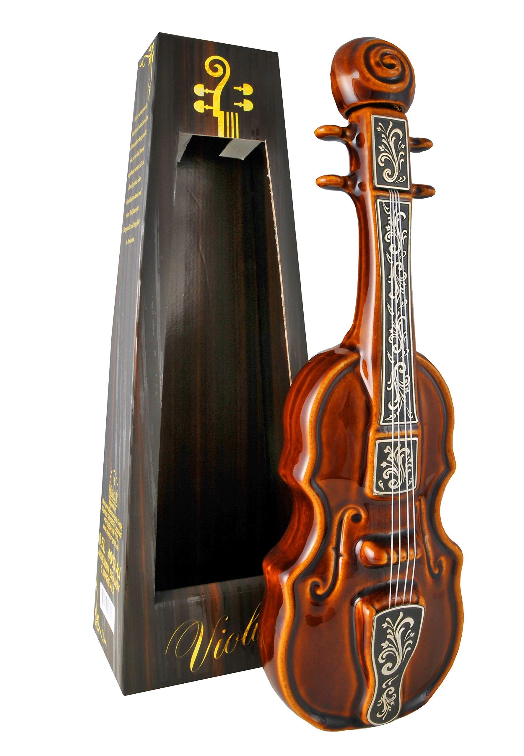 armenischer Brandy Violine in Keramik Flasche, 40% Alk., 5 Jahre gereift, 0,5L