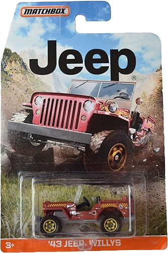 Matchbox '43 Jeeps Willys, rojo