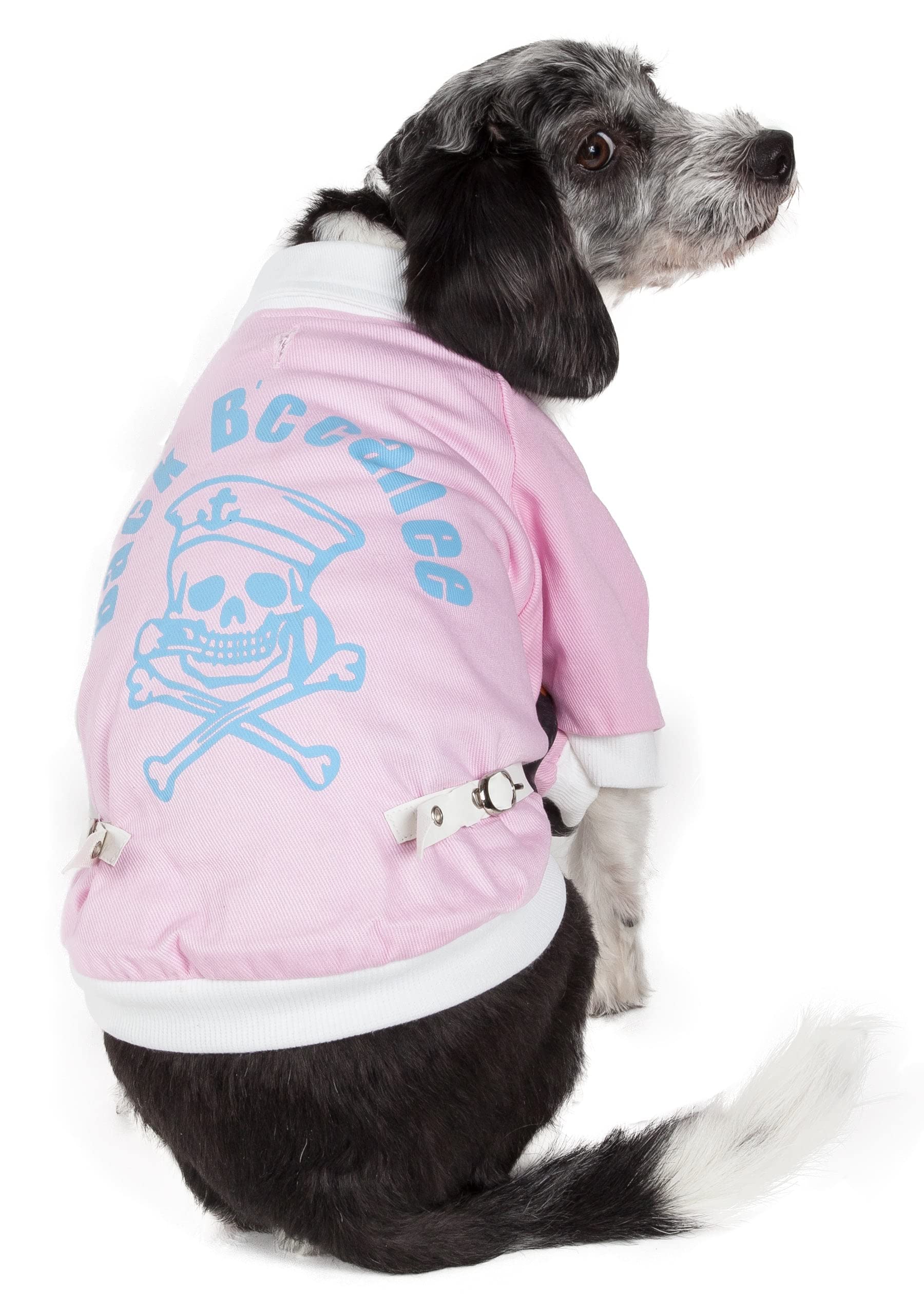 Amazon.com : Pet Life ® Varsity-Buckled Collared Skull and Bones