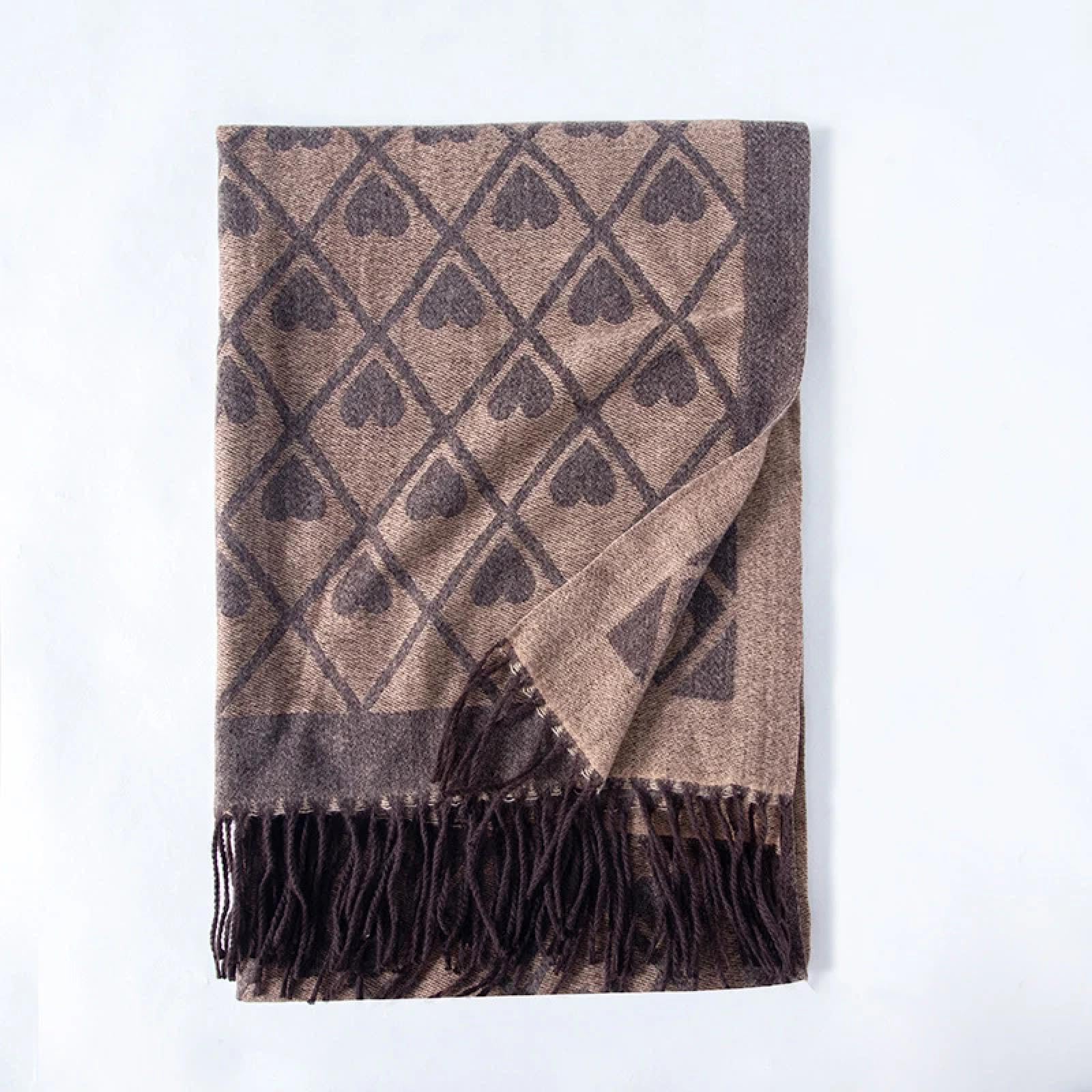 Schals Tücher Halstuch Scarf Damen Schal Winter Vintage Liebhaber Schal Wickelschal Unisex