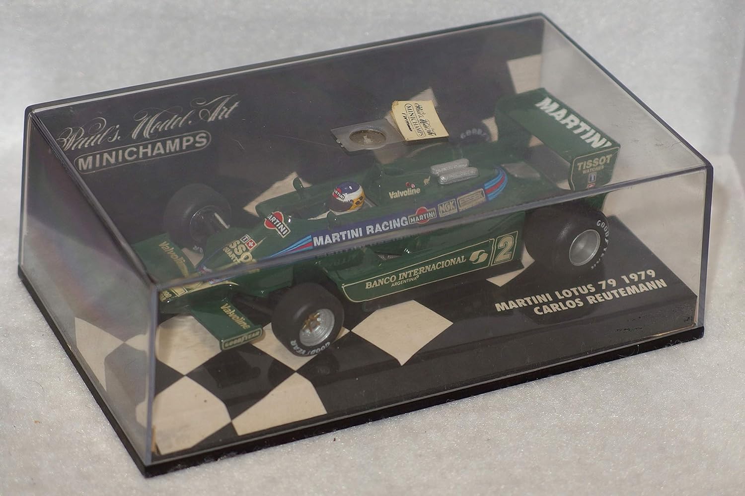 Miniature Lotus Ford 79 - Reutemann GP Italie 1979 - Minichamps 1/43