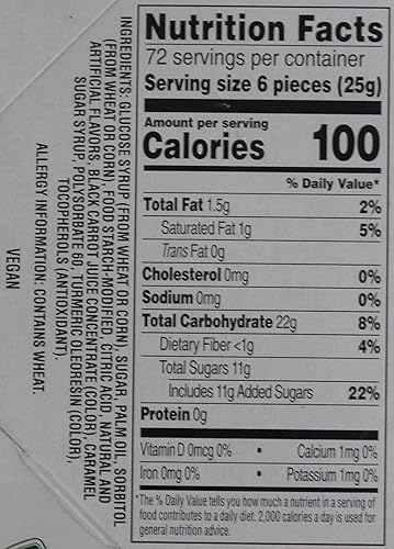 Miniatura 2 de Paquete a granel de dulces (masticables de frutas de amba, paquete de 24)