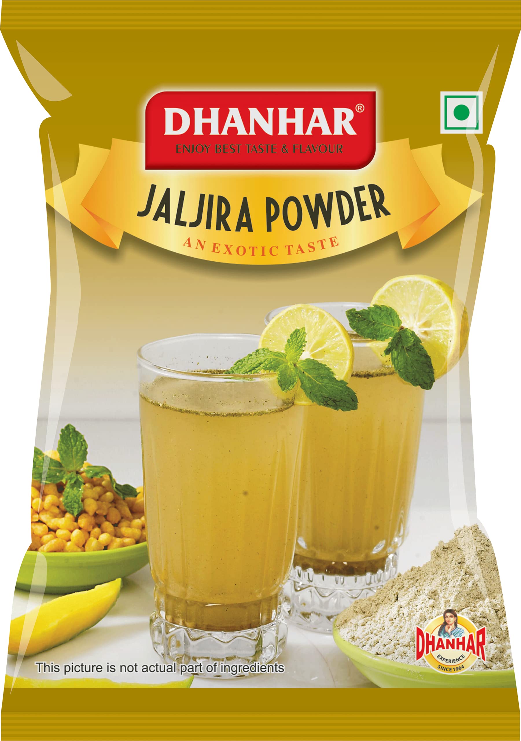 Dhanhar Jaljira Masala Powder | Instant Drink Masala Powder Natural and Pure, 500 Grams