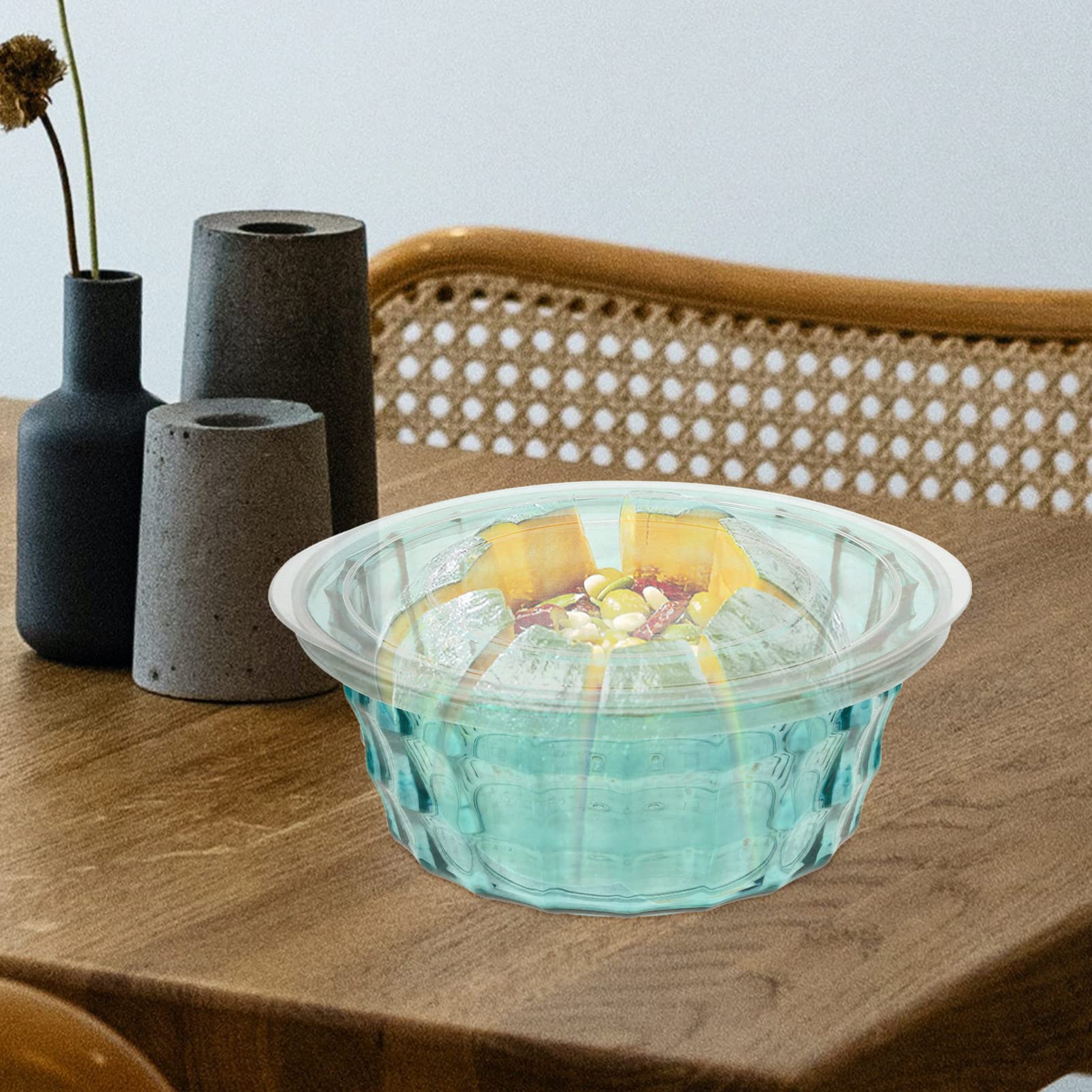 Kichvoe Bento Kasten 3stücke Blau Ps Pp Silikon Satz für Snack und Reis