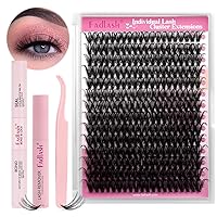 Vista 86 de Eyelash Extension Kit Lash Bond and Seal Lash Clusters with Eyelash Tweezer Lash Glue for Individual Lashes Lash Applicator Tool for DIY Lash