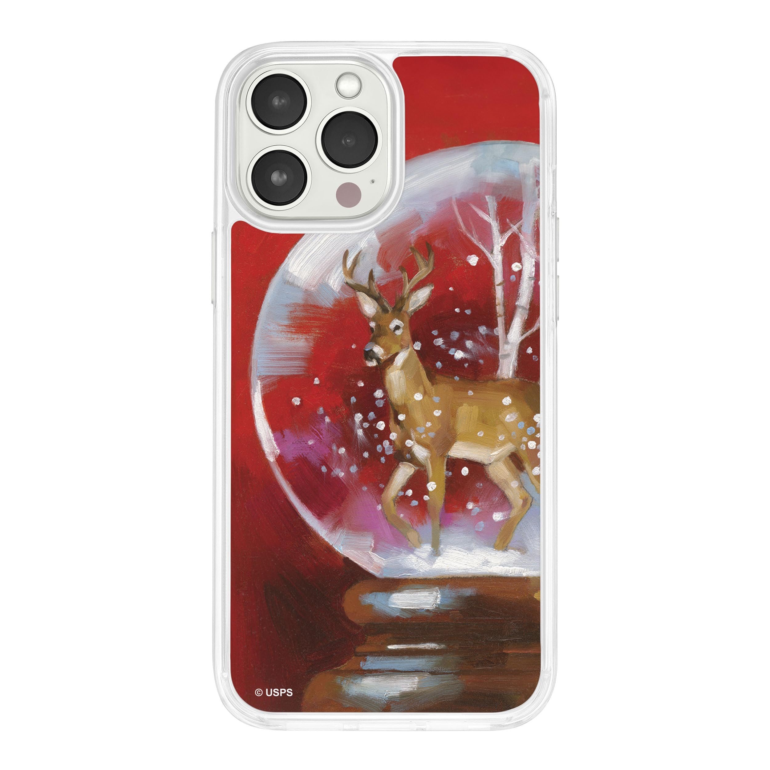 Affinity BandsUS Postal Service Christmas HD Phone Case Compatible with iPhone 15 Pro (Deer)