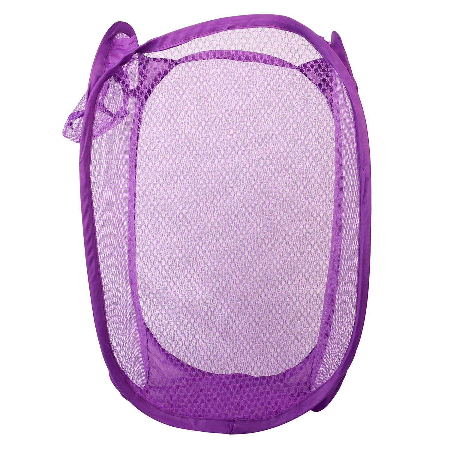 Nylon Mesh Laundry Basket|Sturdy Material & Durable Handles|Netted Lightweight Laundry Bag (Assorted colour) Medium Size-image-39