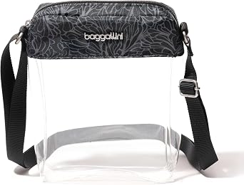 Baggallini Womens Clear Explorer Crossbody