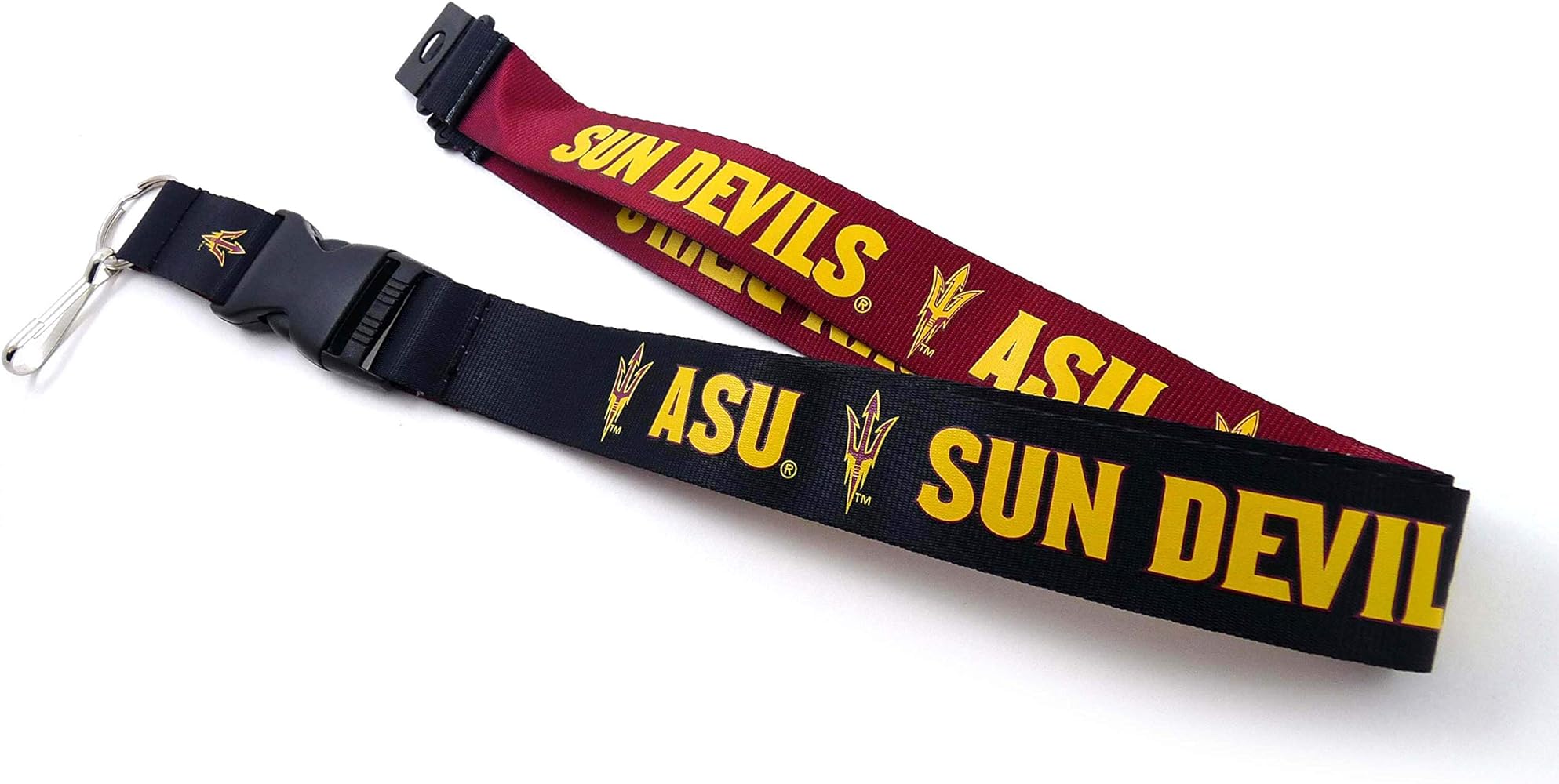 Aminco NCAA Team Lanyard With Breakaway Buckle - Show Your College Spirit For Keys & Badges