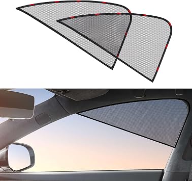 XCBYT Car Window Shades, Driver Window Sun Shade, Upgraded Magnetic Side Window Sun Shade for Front Side Windows with Block Sunlight, Glare and Heat for SUV, Truck, Safe Driving 2PS