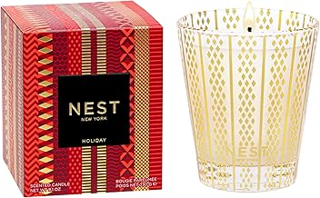 NEST New York Scented Classic Candle, Holiday - 8.1 oz - Up to 60-Hour Burn Time - Reusable Glass Vessel