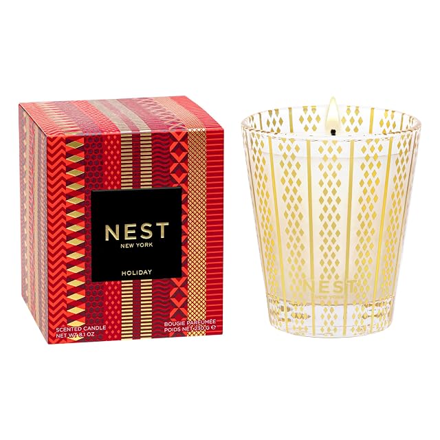 NEST New York Scented Classic Christmas Candle Holiday - 8 1 oz - Up to 60-Hour Burn Time