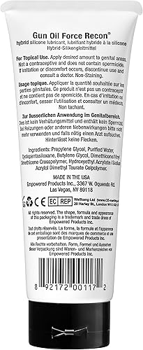 Miniatura 2 de Gun Oil Lubricante de silicona híbrido Force Recon - Gel híbrido que consta de silicona y agua pura para una lubricación ligera y duradera