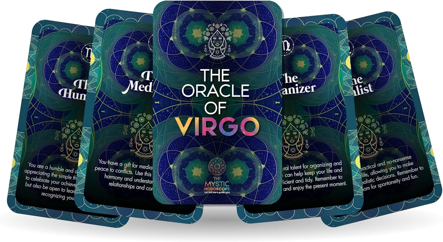 Ibiza Tarot The Oracle of Virgo - The Mystic Horoscope Oracle Cards | Fortune Telling Oracle Cards Deck for Beginners | Authentic Experience - Set of 22 Cards
