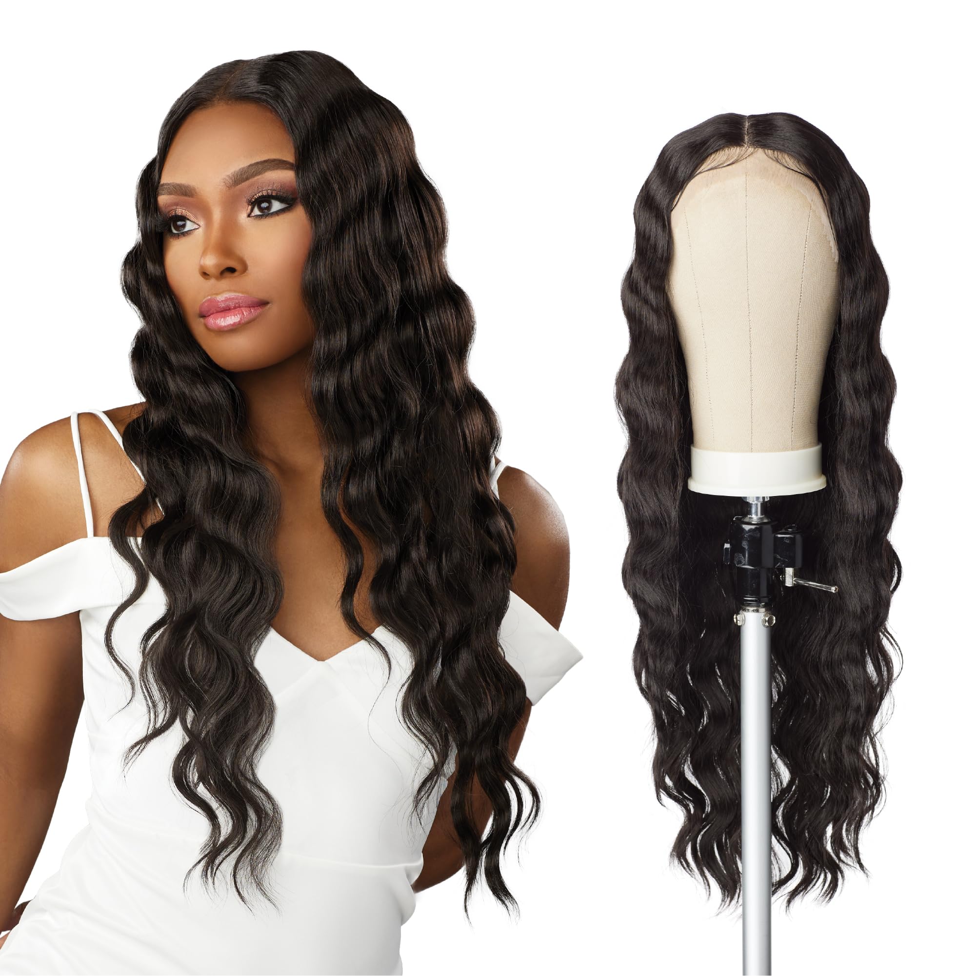 Amazon.com : Sensationnel Butta Lace Hhm Wigs - Loose Crimp  display picture 1