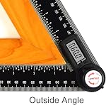 GemRed 82305 Digital Angle Finder (Aluminum - Black Buttons)