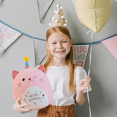 Miniatura 8 de Almohada de peluche de vaca de aguacate, bonito animal de peluche suave, decoración para niños y niñas, color verde, 8 pulgadas