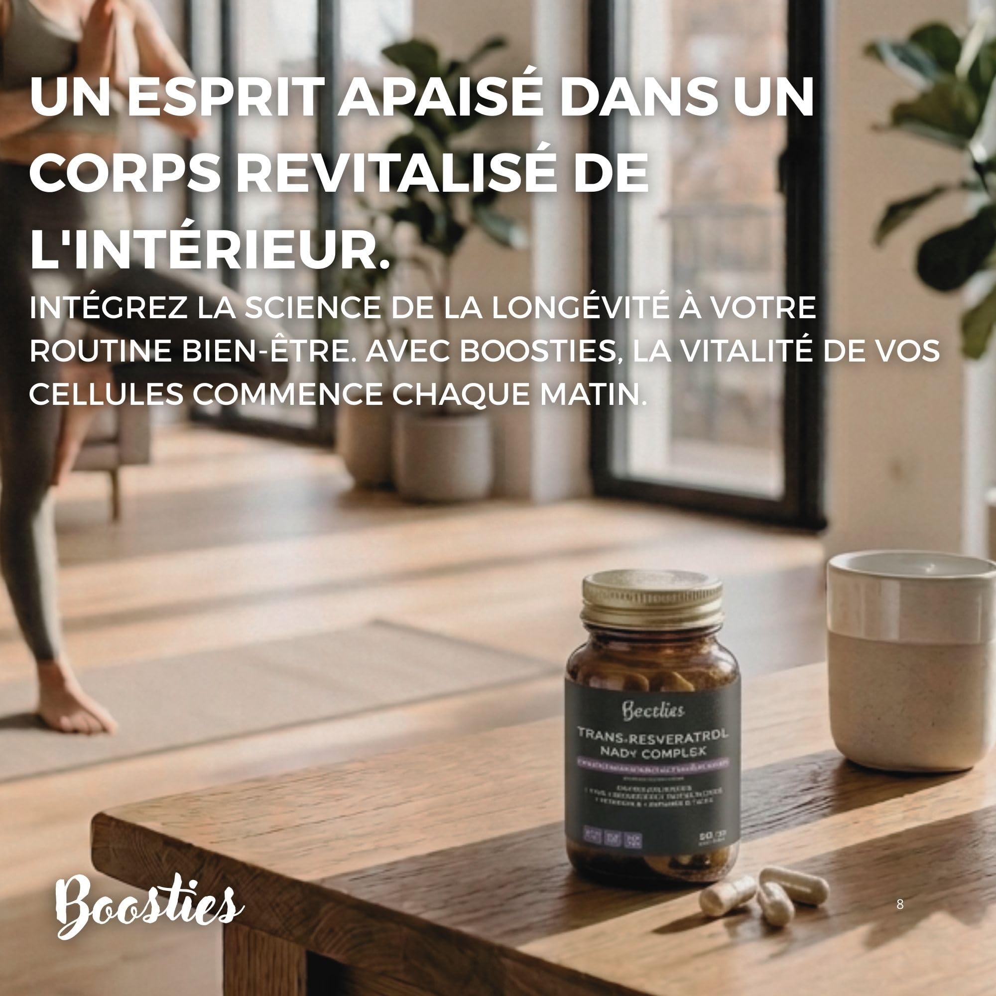 Trans-Resvératrol (98%) 500 mg & NAD+ Complex – avec Quercétine, Astaxanthine, Vitamines C, E & Zinc – Anti-Âge, Bouclier Antioxydant, ADN & Vitalité – Sans stéarate magnésium – 60 gélules