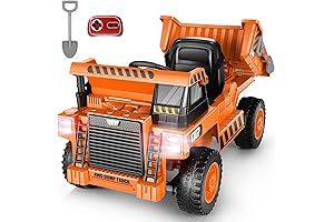Hikole Ride on Dump Truck: Mighty Construction Vehicle for Little Adventurers Ages 4-7