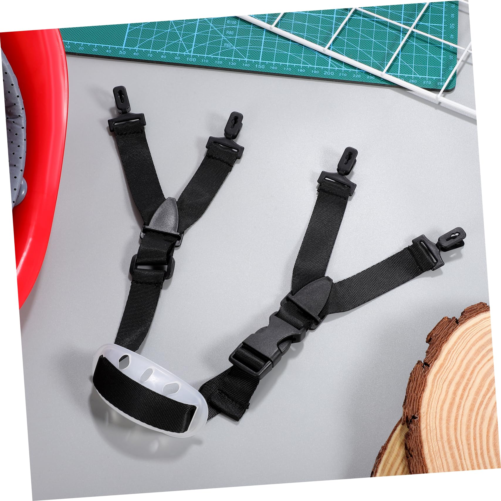 NUOBESTY Elastische Kinnriemen Für Sicherheitshelme Verstellbare Kinnriemen Für Bauhelme Langlebige Für Baustellen Installieren Und Tragbar Zufällige