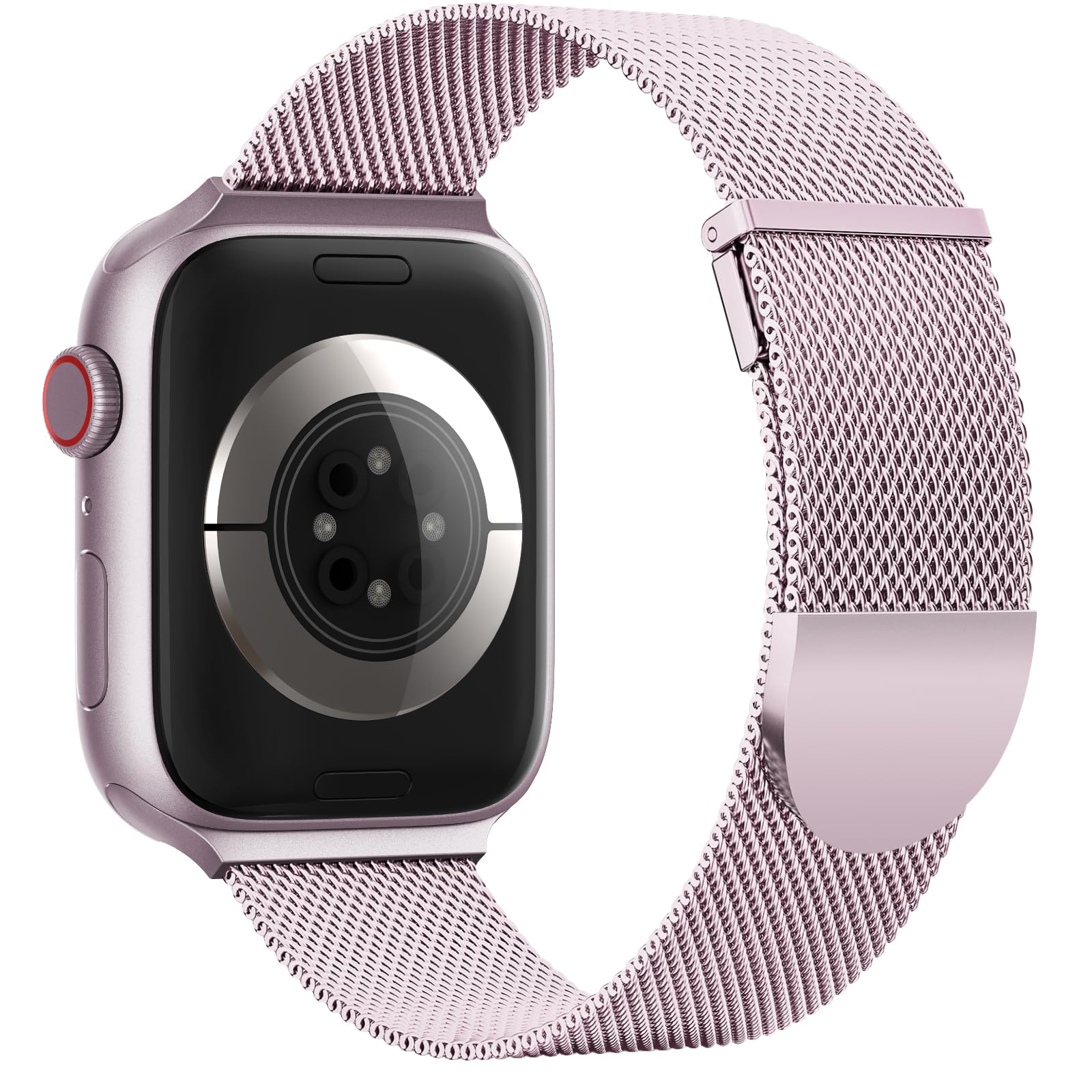 Higgs Strap Compatible with Apple Watch Straps 42mm 46mm 45mm 44mm 41mm 40mm 38mm 49mm for Women Men, Dual Magnetic Adjustable Metal Band for iWatch Series 11 10 9 8 7 6 5 4 SE Ultra 3 2 1 — view 16