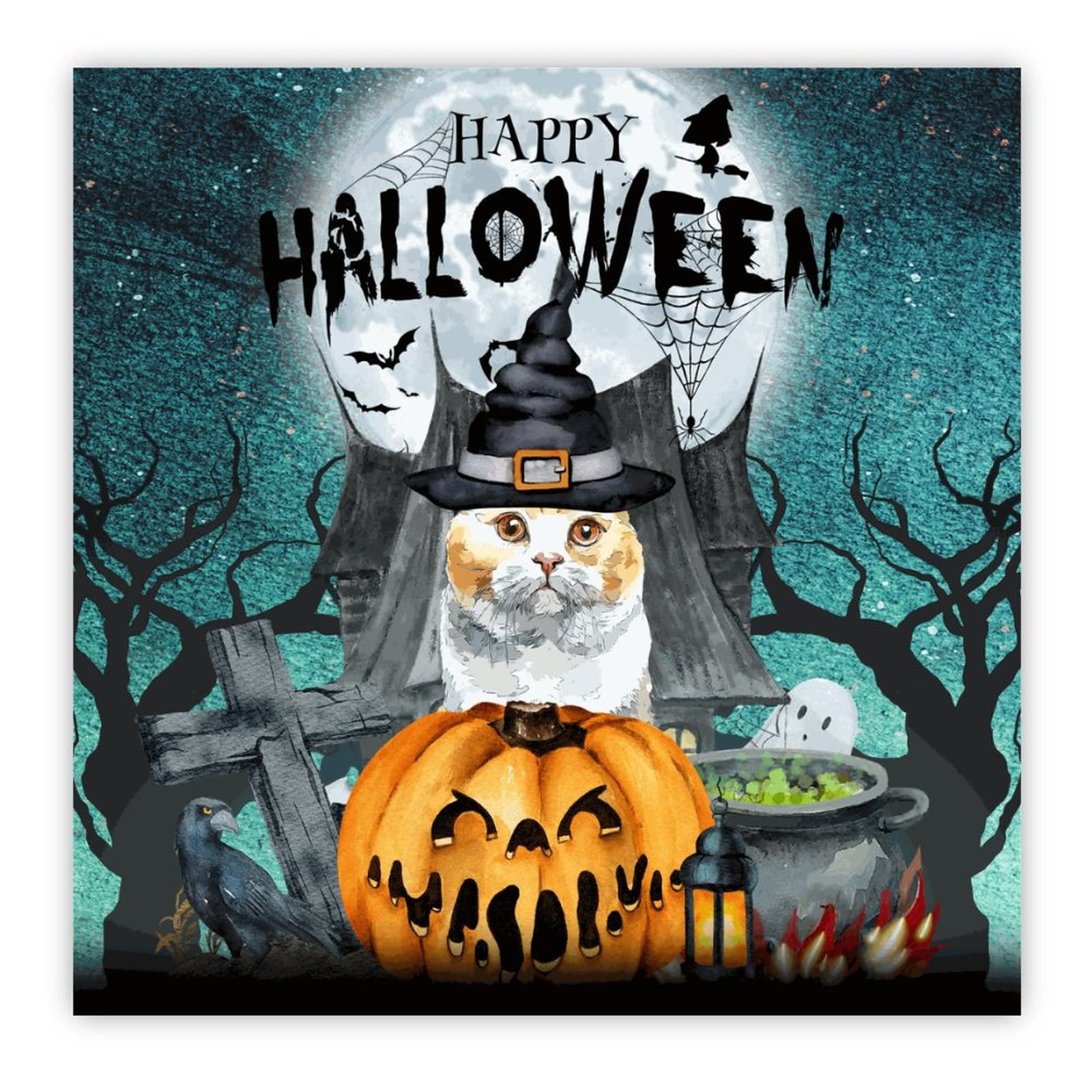 Décoration murale en bois d'Halloween pour créer une ambiance de campagne dans votre salon