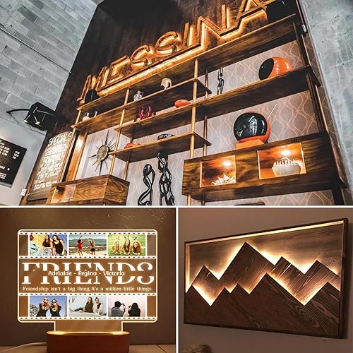 Miniatura 2 de echosari Tira de luces USB de 5 V de 9.8 pies, 2835 SMD súper brillante, 180 luces LED para armarios de bricolaje, marcos de fotos, escritorios,