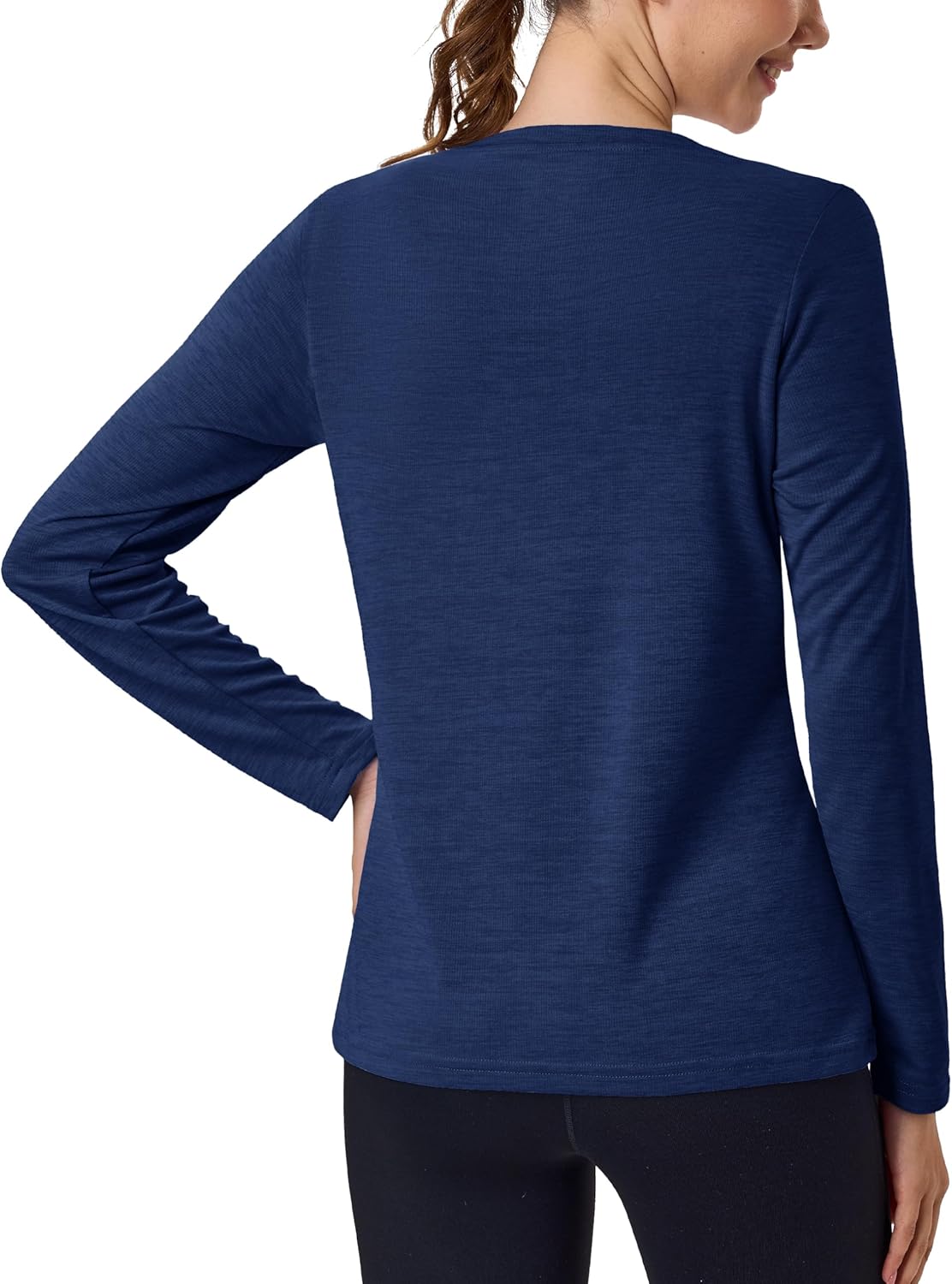 MAGCOMSEN Women's Long Sleeve Shirts UPF 50+ Sun Protection Quick Dry Athletic Running Workout Tops Rash Guard - Image 2