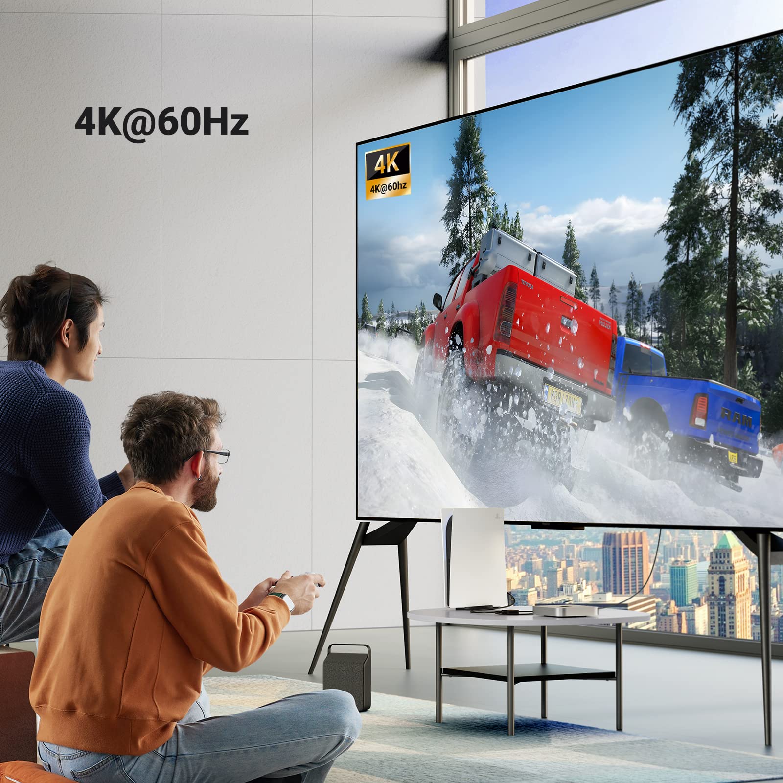 UGREEN Switch HDMI 4K 60Hz 2 Ingressi a 1 Uscita con Cavo da 1M Bidirezionale Splitter1 In 2 Out Switcher Supporto HDR 3D HDCP2.2 Compatibile con TV Box Stick PS5 PS4 Xbox One, Blu Ray, HDTV