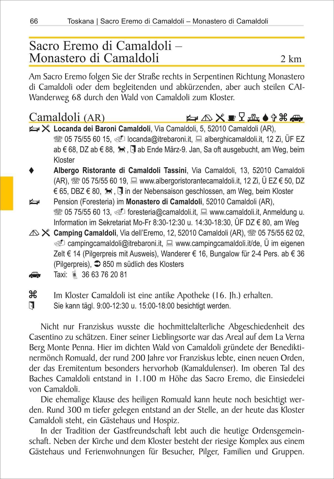 Italien: Franziskusweg von Florenz nach Rom: Wandern auf Pilgerwegen: Routen, Wegbeschreibungen und Reise-Infos (Outdoor Wanderführer Pilgern, Band 186)