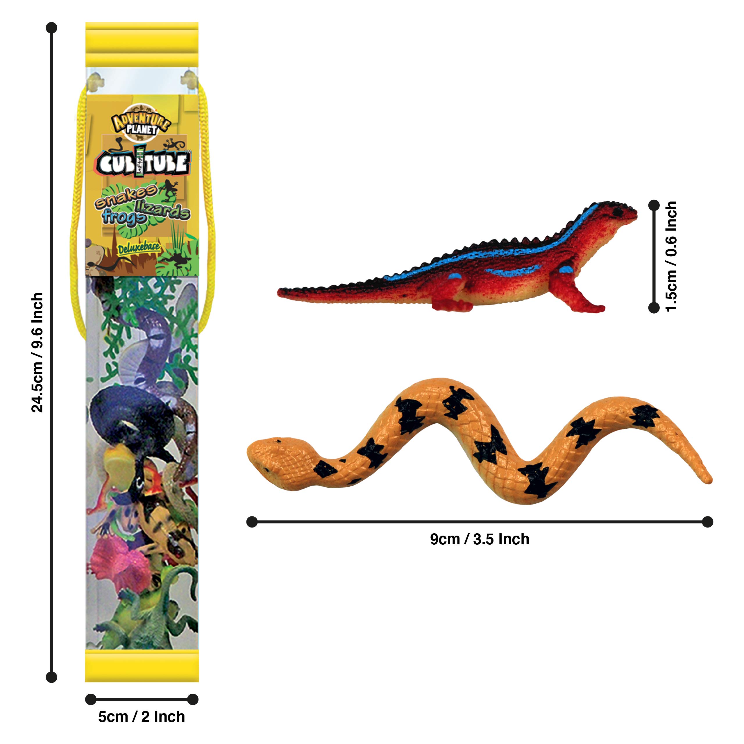 Amazon.co.jp: Cubitube - Deluxebaseの爬虫類11点 小さな爬虫類