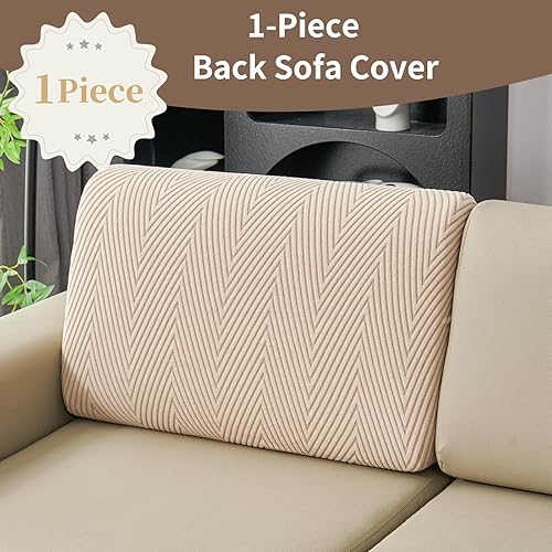 Miniatura 3 de Fundas de cojín de sofá para sofá seccional, fundas elásticas resistentes al desgaste para sofá, protector de cojín universal, lavable, elástico,