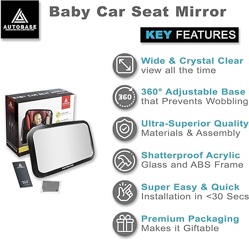 Miniatura 8 de Autobase Protector de asiento de automóvil para asiento de automóvil infantil  Protector de asiento trasero impermeable más grande y grueso para
