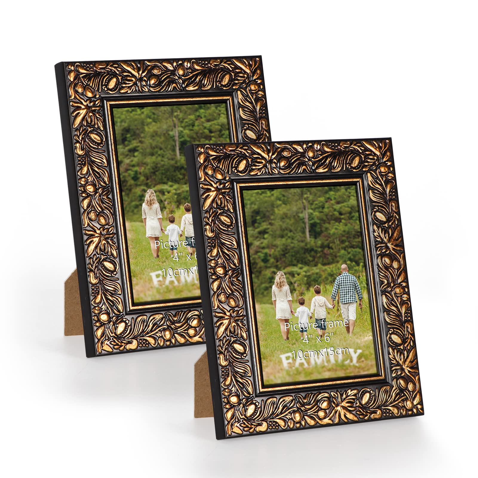 Amazon.com - Edenseelake 4x6 Picture Frames Set of 2, Vintage