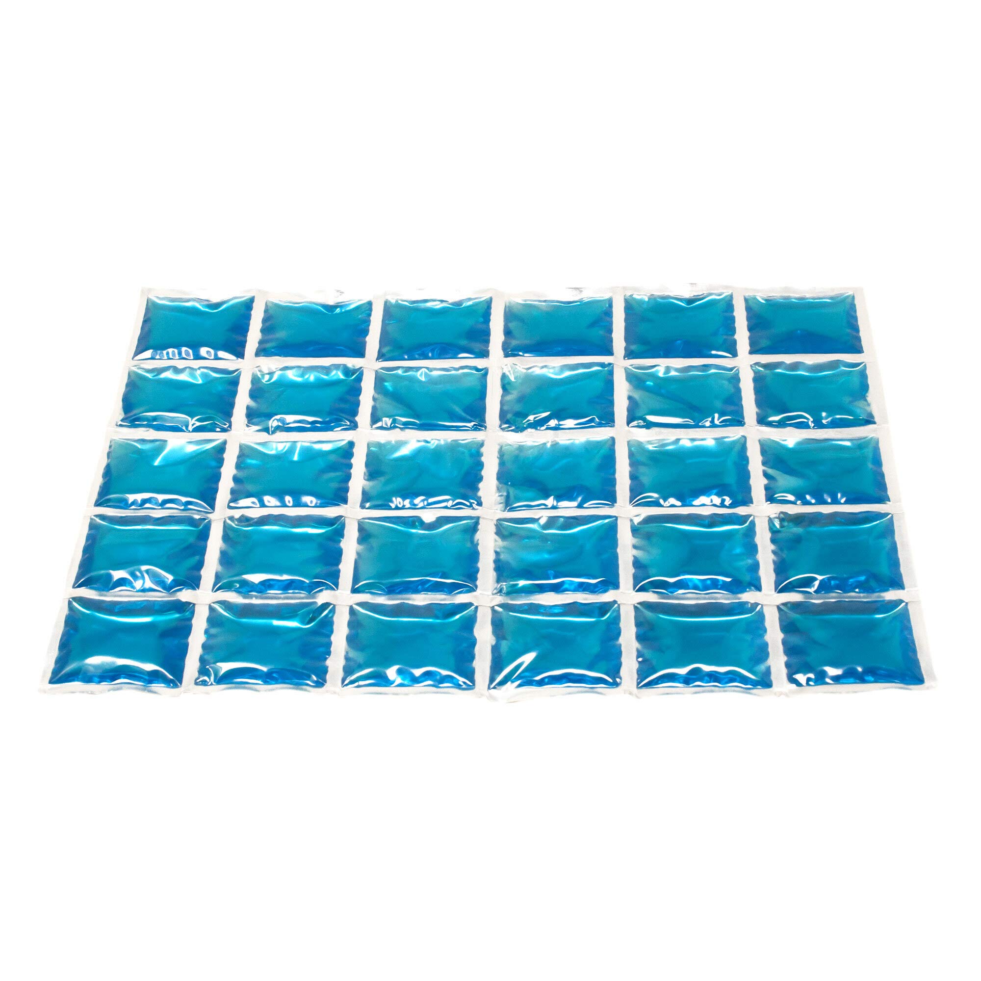 ToCi - Esterilla de refrigeración con 30 Celdas de refrigeración, Paquete de Hielo, cojín de refrigeración, compresa de frío, acumulador de frío, Elementos de refrigeración Flexibles, 38 x 25 cm