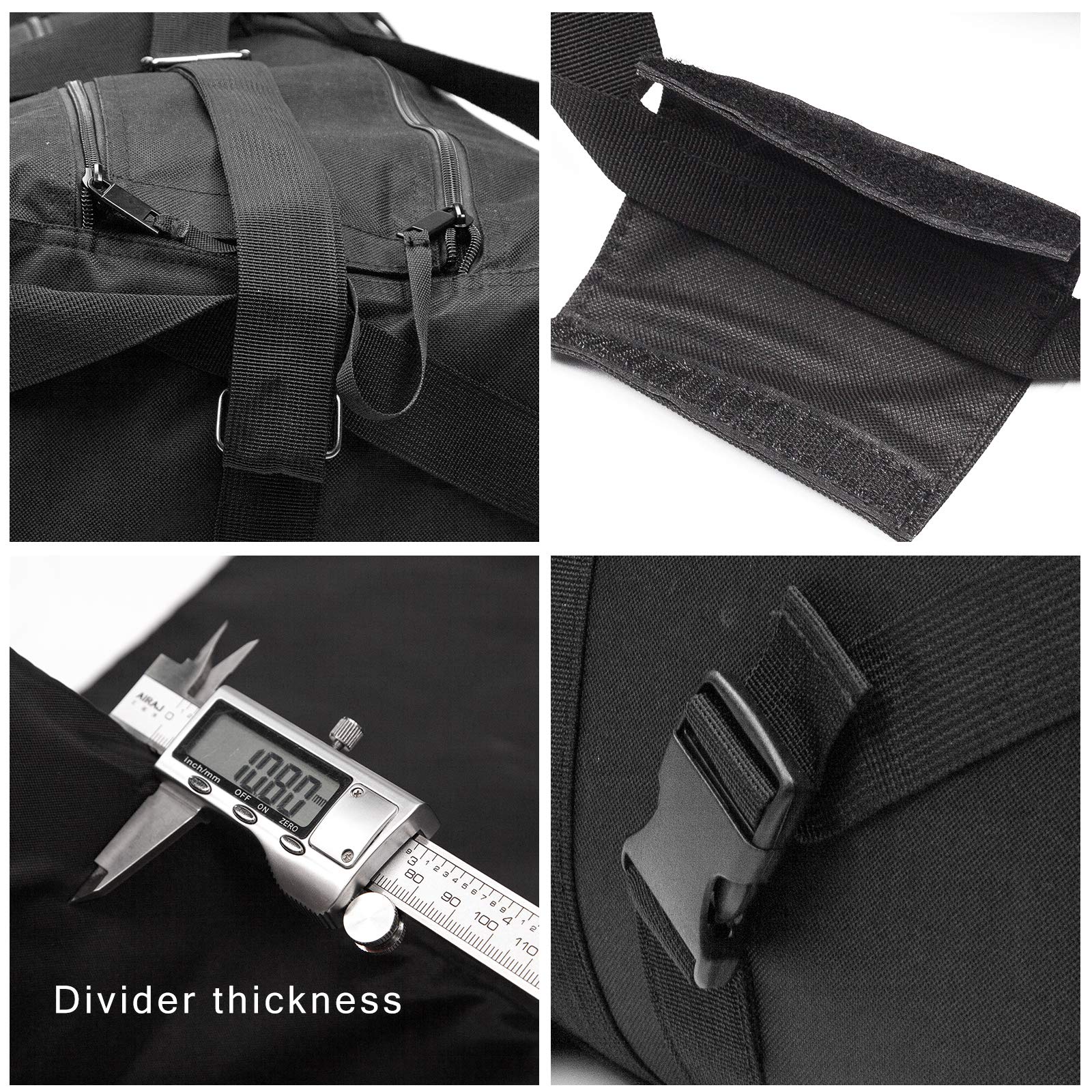 Acolchado Bolsa de La Cámara del Bolso del Cojín Trípode Video Carry Case Bolsa de Transporte y Protege el Caso de La Mosca Ruedas Flightcase