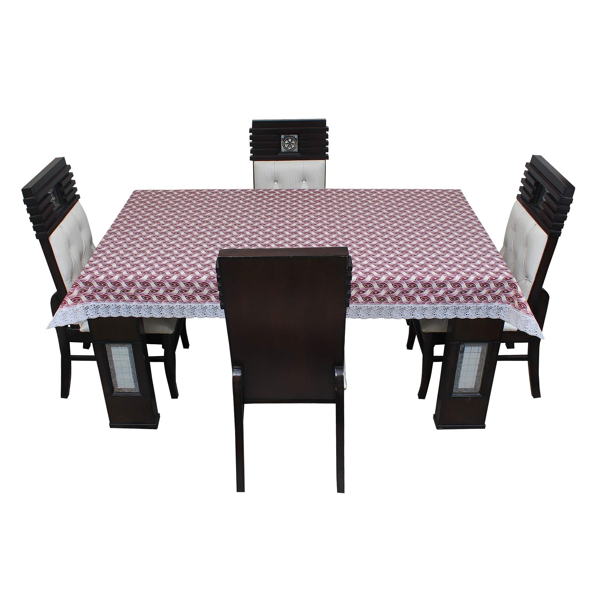 DREAM CARE Multicolor Waterproof Dinning Table Cover 4 & 6 Seater Size 60x90 Inch 4
