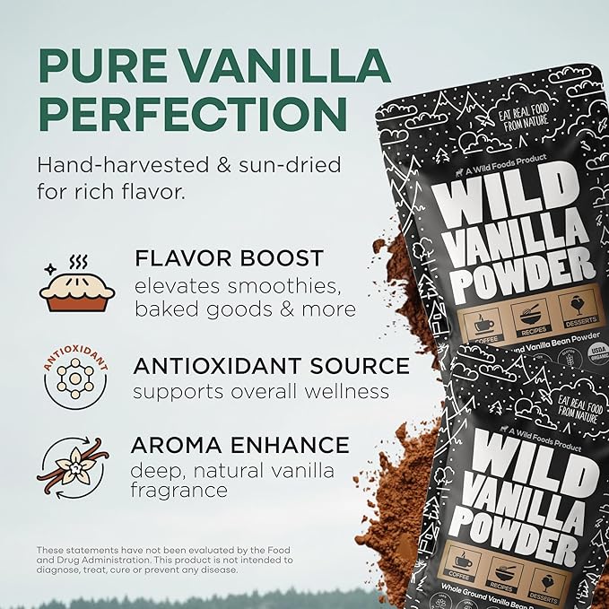 Wild Foods Vainilla Orgánica en Polvo 1 oz miniatura 3