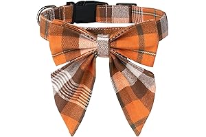 ADOGGYGO Thanksgiving Dog Bow Tie Collar: Elevate Autumn Style for Medium Dogs