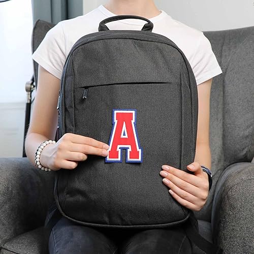 Miniatura 303 de Parches de letras termo-adhesivas de alta calidad – Lindas letras para ropa – Parche universitario para ropa – Letras bordadas de 4 1/2 parches