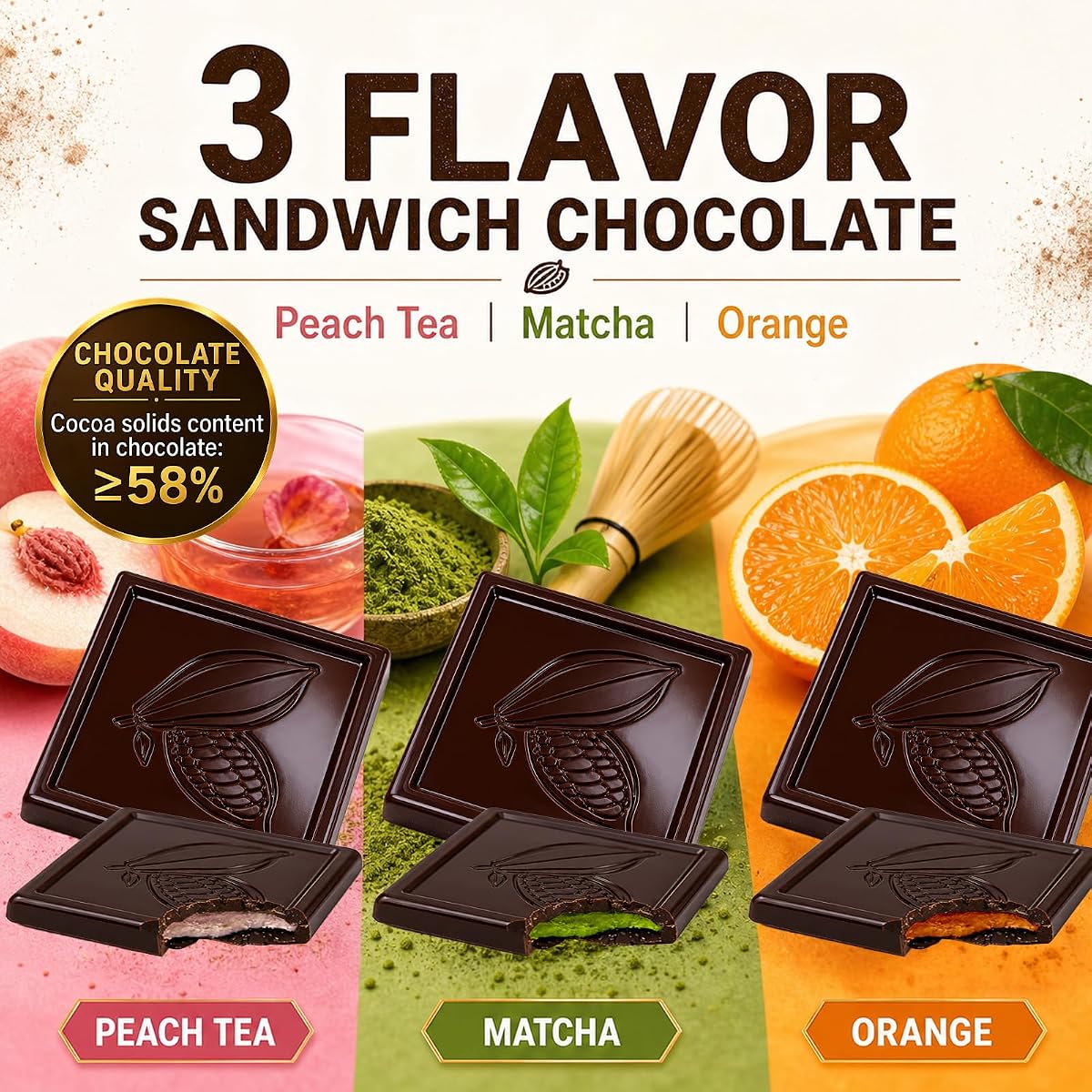 Ethical Bean-to-Bar Dark Chocolate Explorer Kit (12-Pack) view 3
