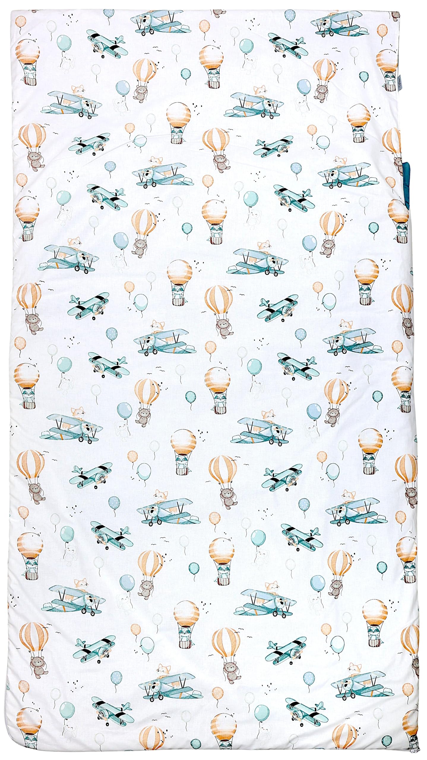 TupTam Saco de Dormir Tipo Manta con cojín y Bolsa – Saco Infantil 135×70 cm para guardería, Viajes y casa