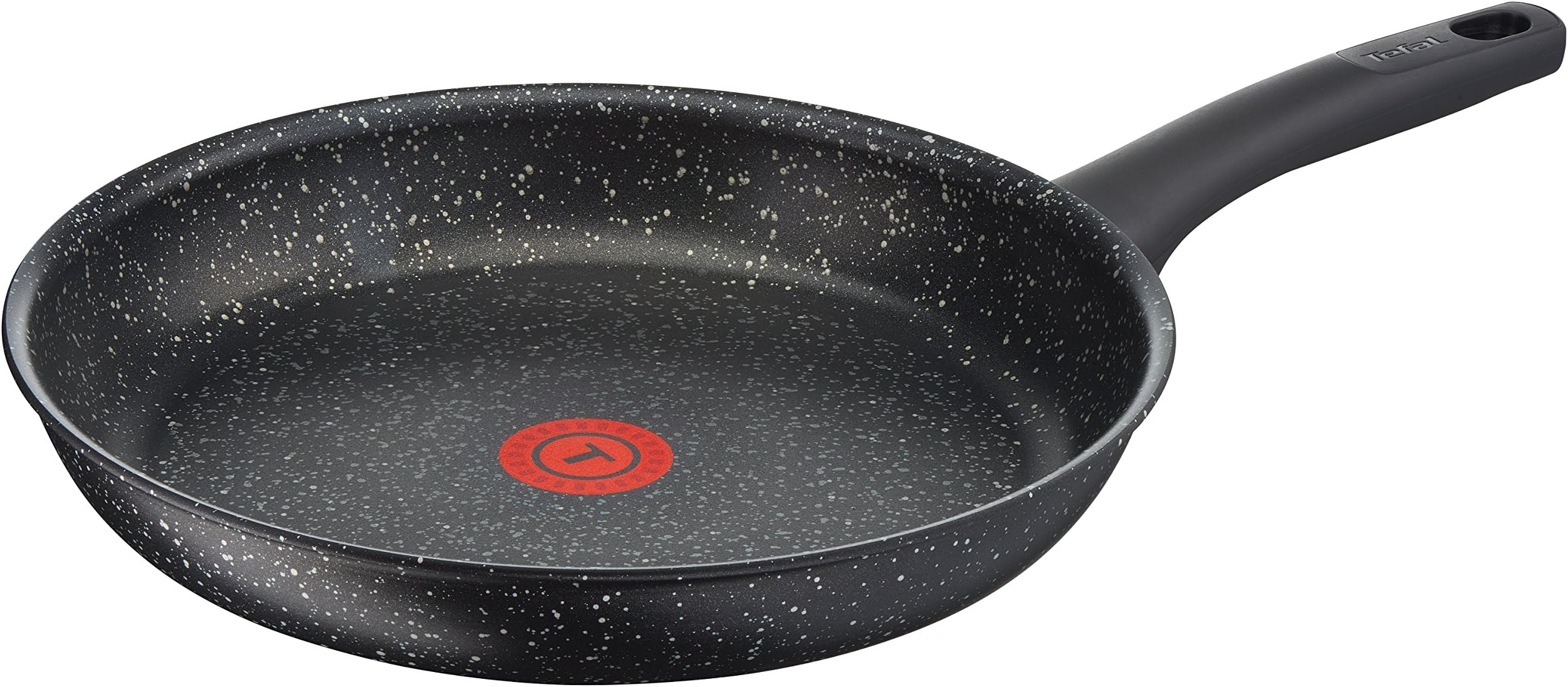 Tefal Everest Frying Pan with Thermospot, Aluminium, Stone Effect, 24 cm