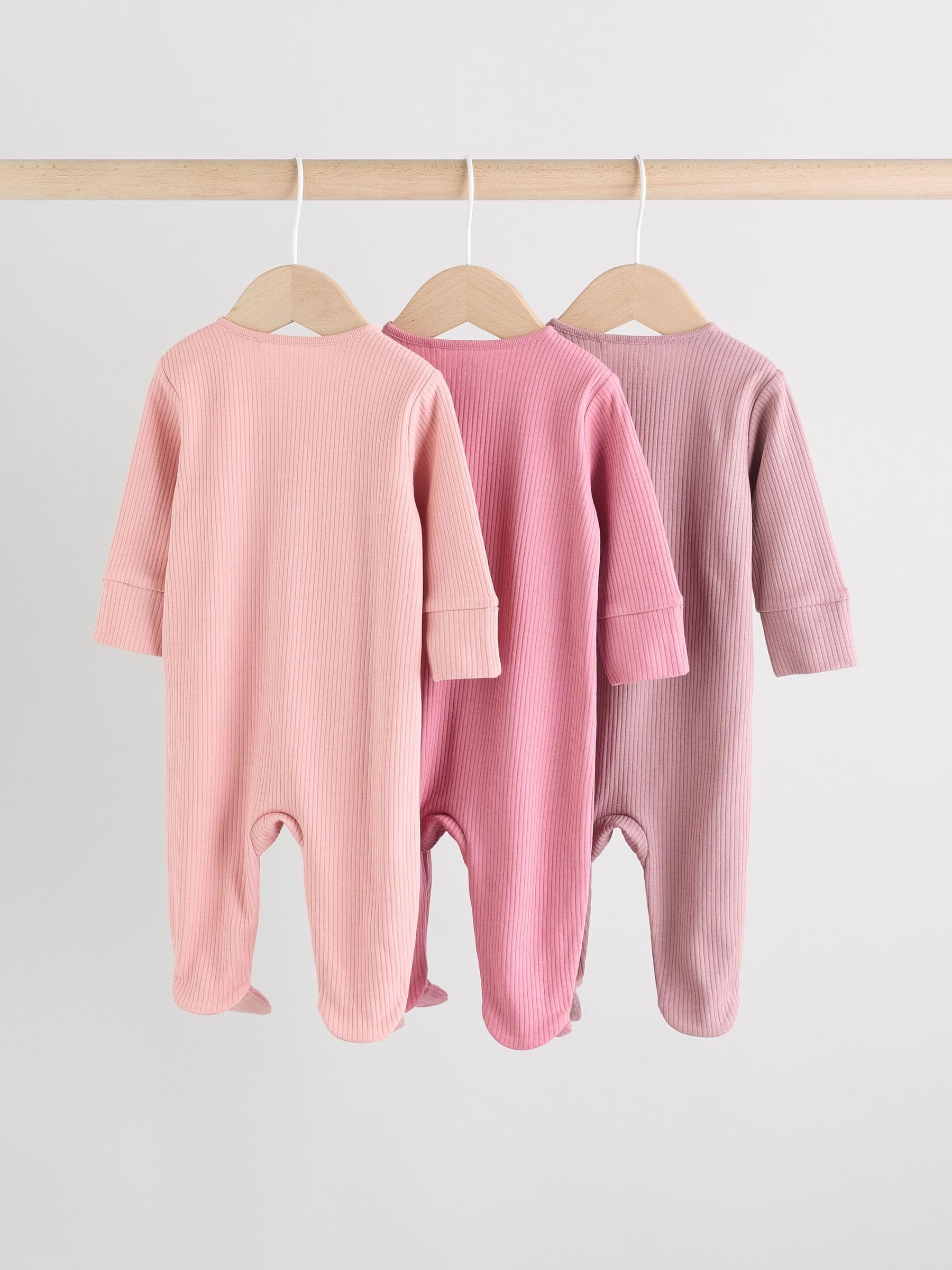 NEXT Bébé Fille Dors-Bien à Zip Double Sens bébé, Lot de 3