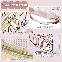 Vista 6 de Laumoi Funda para la Biblia para mujer, funda de Biblia floral de 10 pulgadas, bolsa protectora portátil para suministros de estudio bíblico, Varios