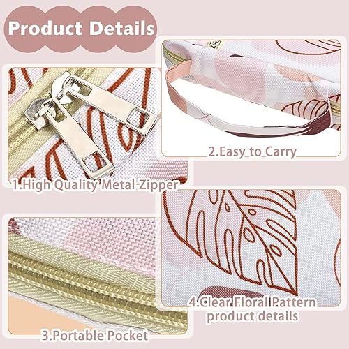 Miniatura 6 de Laumoi Funda para la Biblia para mujer, 10 pulgadas, con hojas para la Biblia, bolsa de transporte religiosa grande para mujeres, regalo de libro