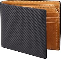Vista 11 de VISOUL Carteras de cuero genuino para hombres con bloqueo RFID, billetera plegable con 1 ventana de identificación, 11 ranuras para tarjetas