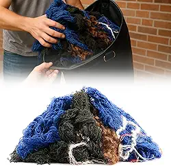 Refil de saco de pancadas de 3,6 kg, enchimento de saco de feijão de boxe, recheio de retalhos de tecido têxtil desfiado para adultos Muay Thai e mais