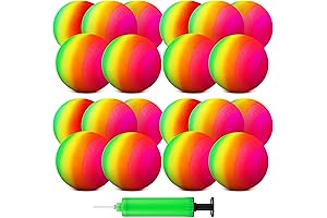 Kickball Rainbow Bouncy Balls for Joyful Play