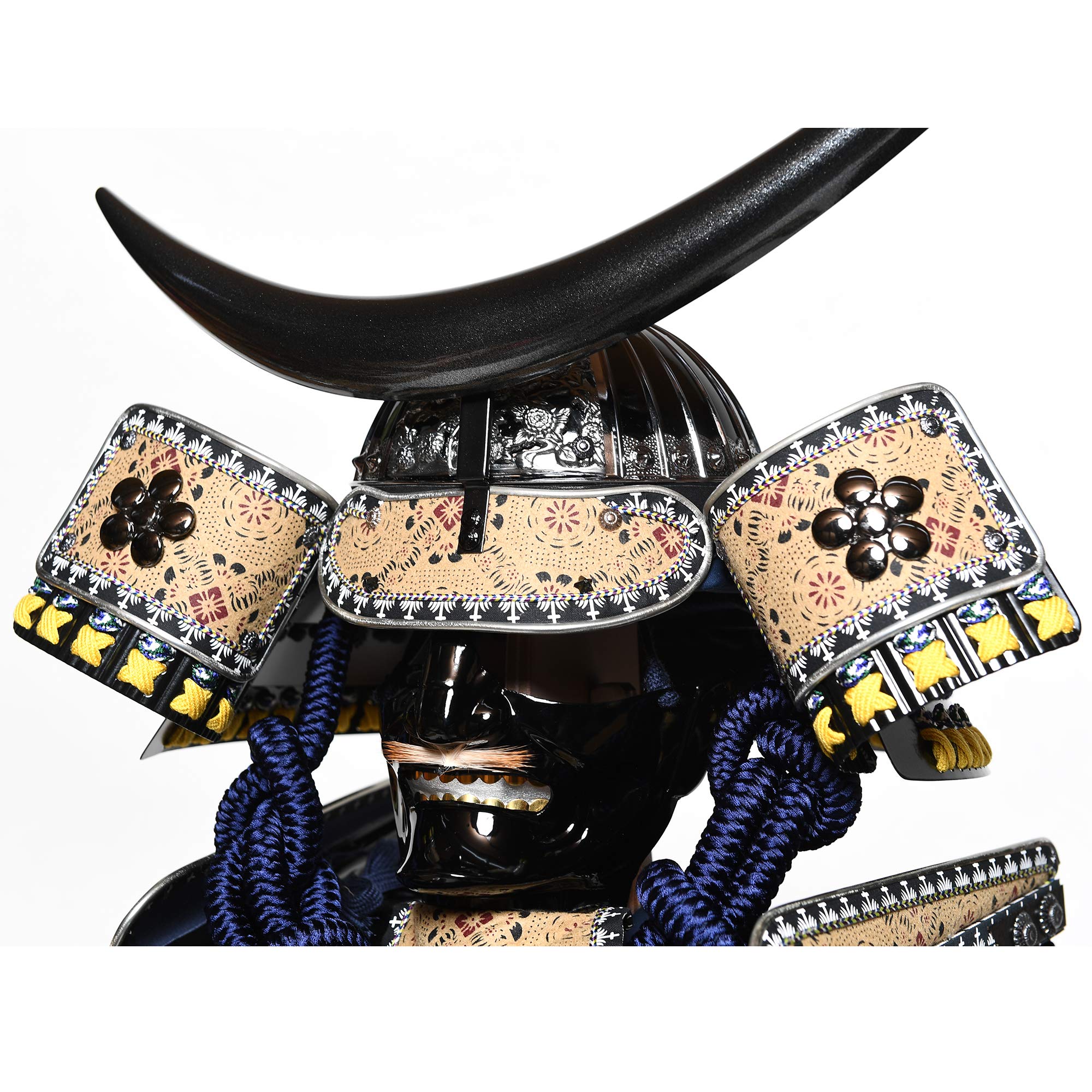 Amazon | 【武将鎧】【五月人形】3歳～5歳着鎧：黒小札紺糸威